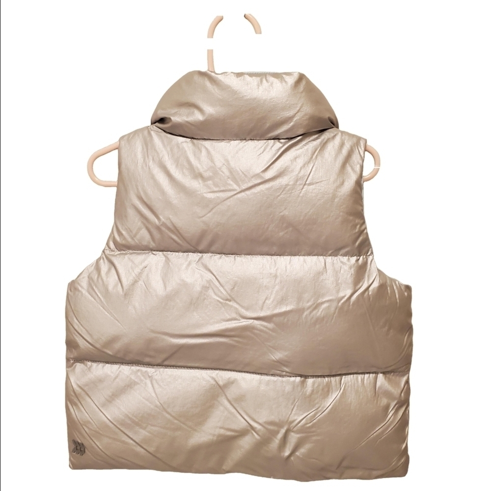 🇺🇸New Silver Puffer Vest Size XS (4-5) - Picture 3 of 4